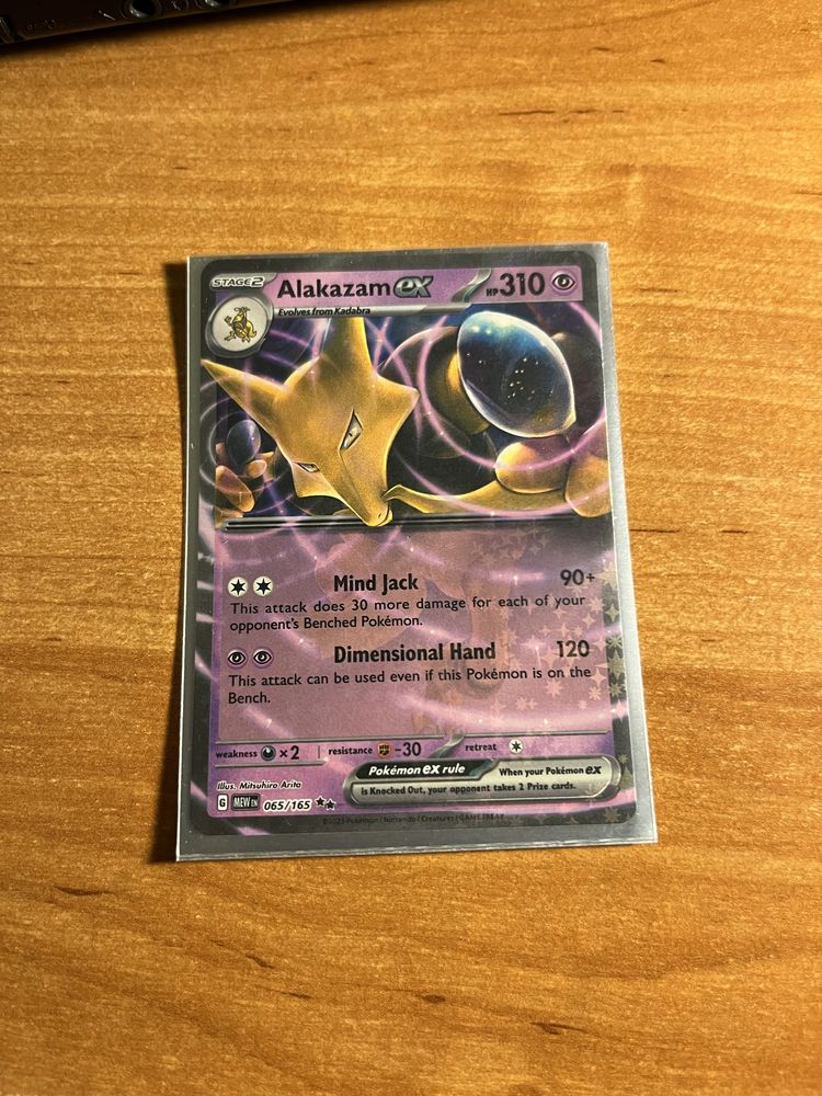 Karty pokemon oryginalne Alakazam ex