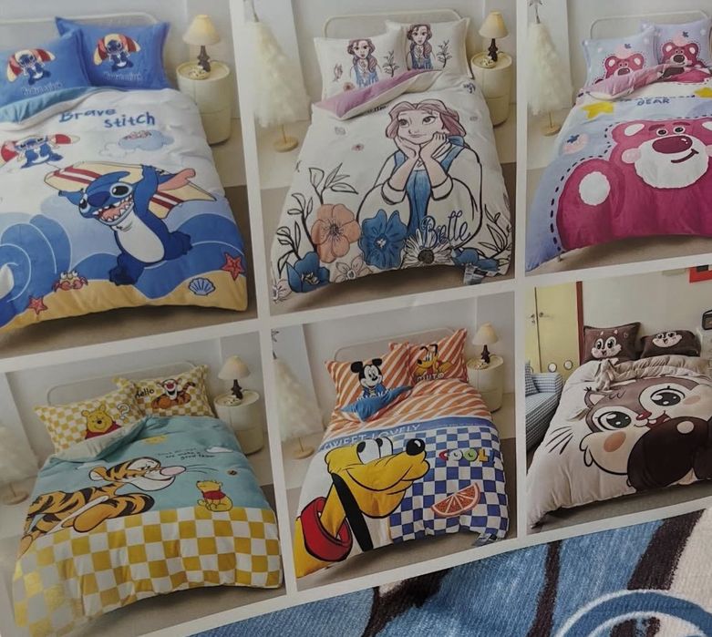 На подарунок! СТІЧ Дитяча велюрова постільна білизна плюшевая постель