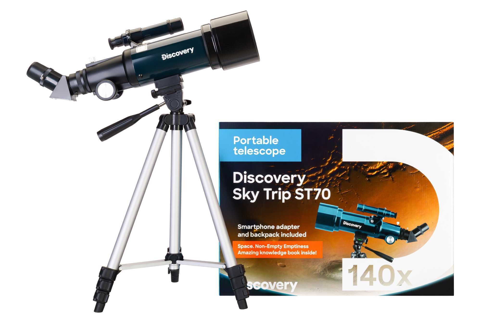 Teleskop Levenhuk Discovery Sky Trip ST70 z książką