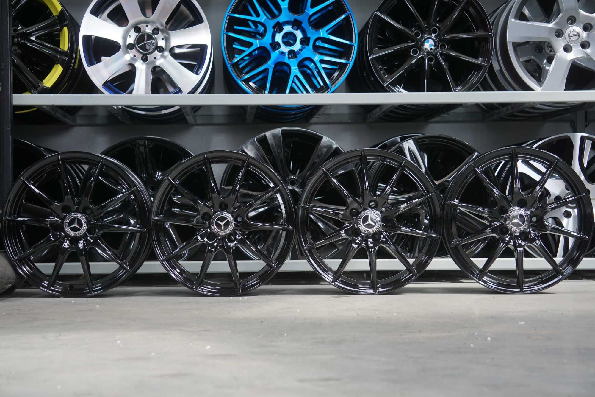 Alufelgi Mercedes W246 5x112 6.5Jx17 et49 czarny mega polysk