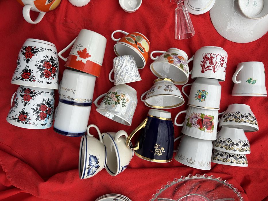 Посуд срср чашки блюдця чайники цукерния ваза сервіз