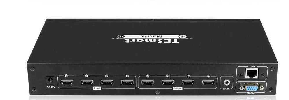 Przełącznik KVM switch HDMI Matrix 4x4 4K Ultra HD RS232 TCP/IP