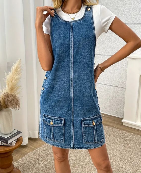 Джинсовий сарафан (xl)