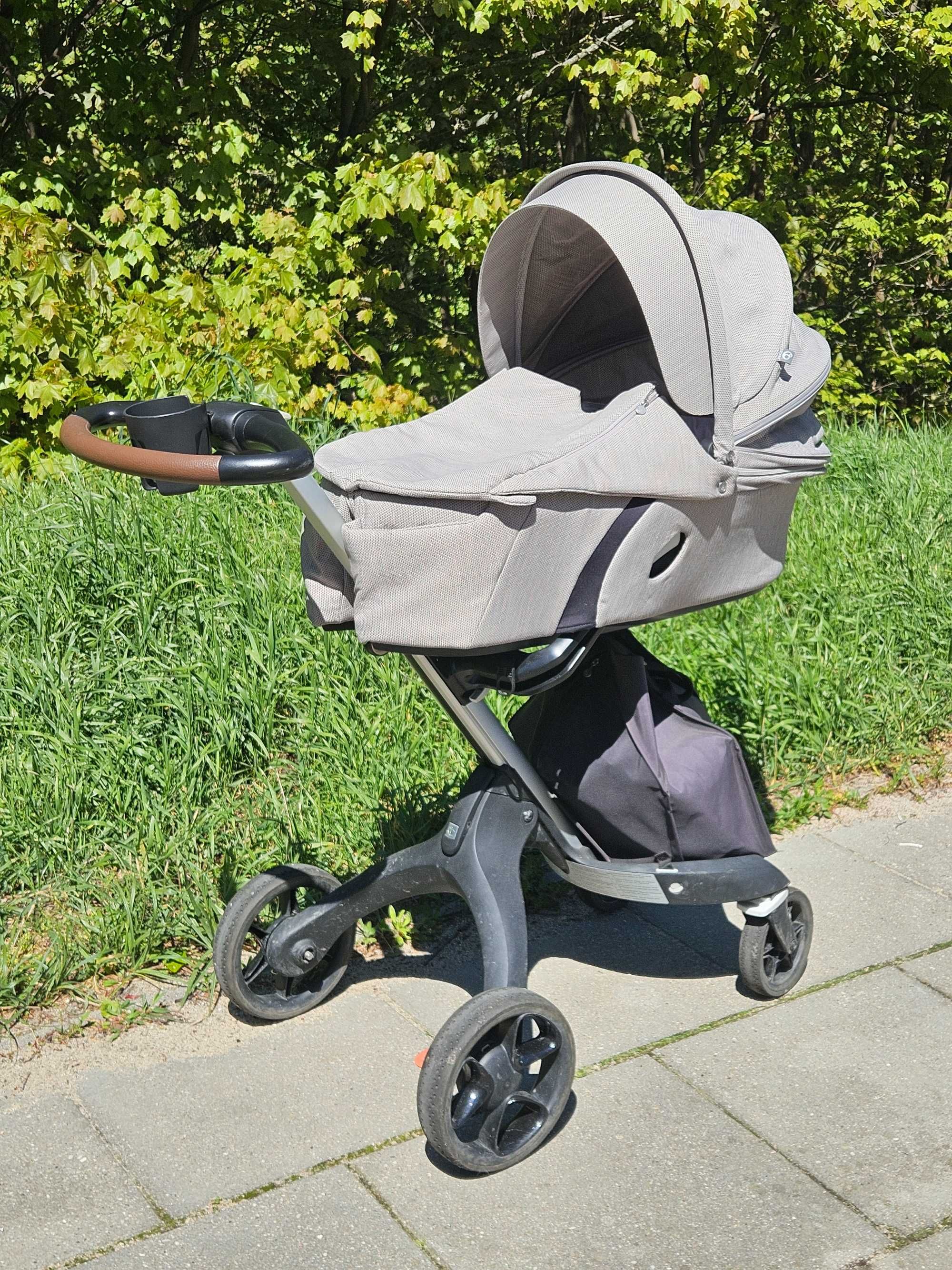 Wózek dziecięcy Stokke Xplory V6 gondola + spacerówka