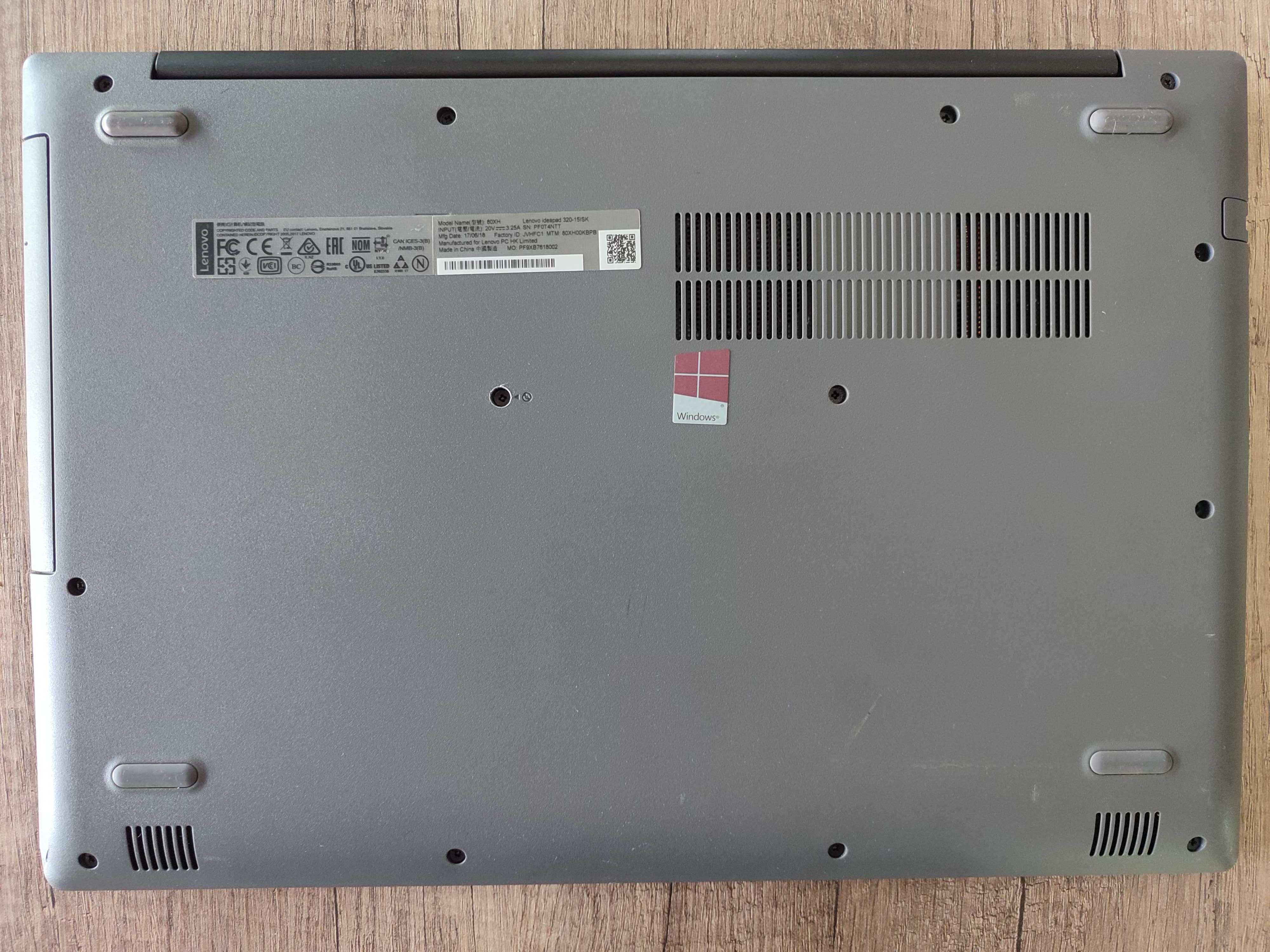 Lenovo ideapad 320-15ISK i3/8GB DDR4/SSD/Nvidia 920MX/Win 10