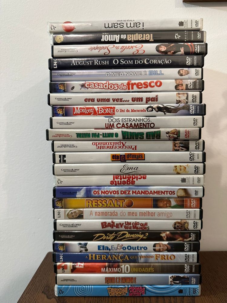 Conjunto de 159 DVDs - vendo em conjunto ou packs