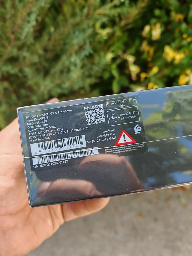 Huawei watch gt 5 pro titanium, титановий, глобальна версія