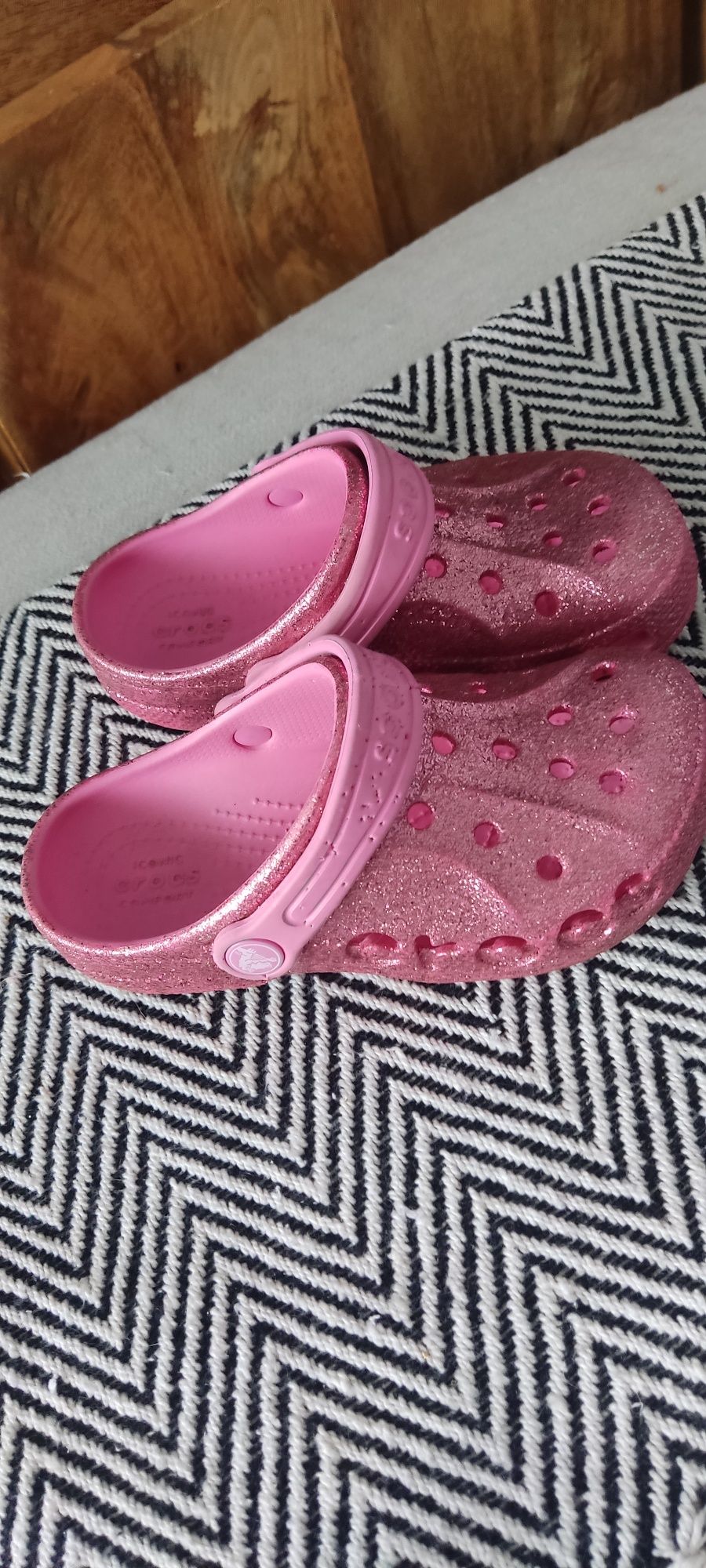 Crocs c12 brokatowe śliczne 30