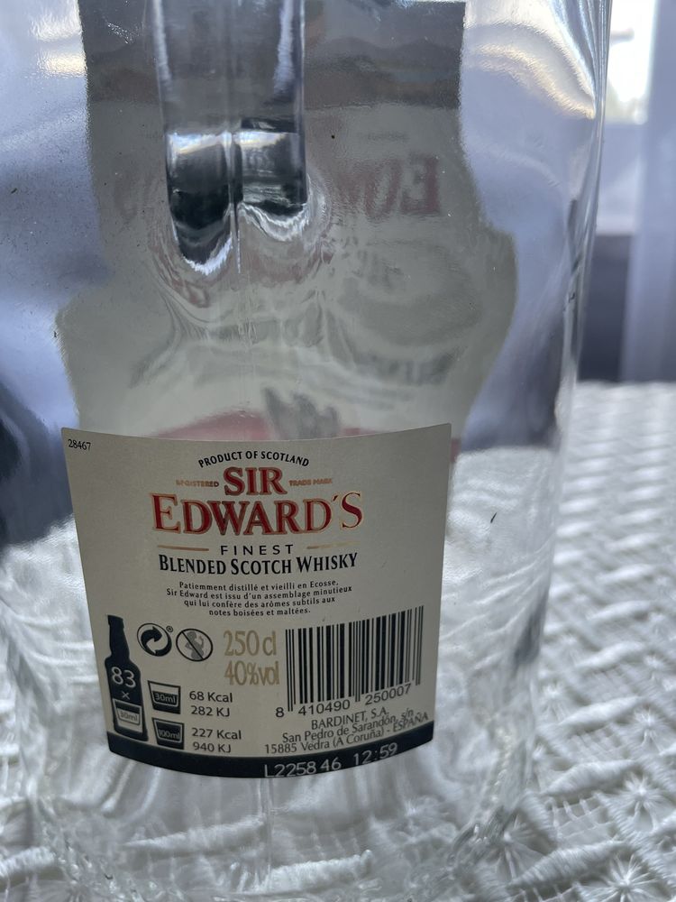 Butelka szklana 2,5 L litra