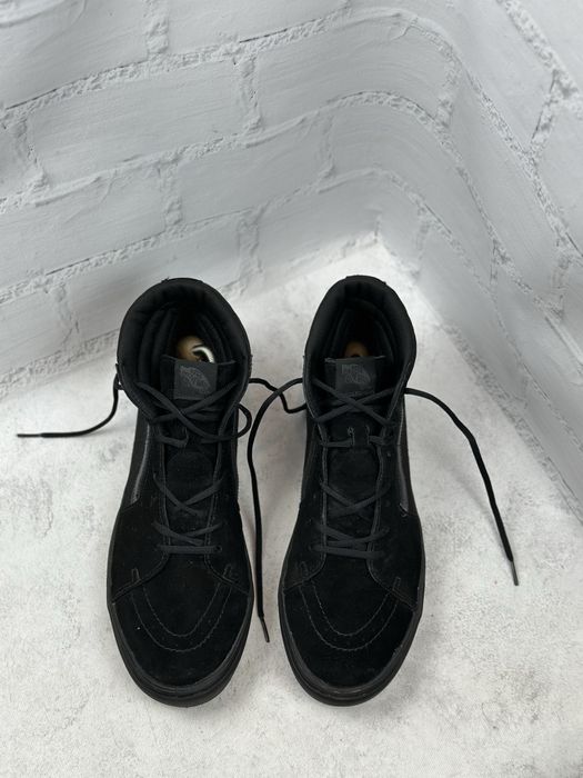 Чоловічі чорні високі кросівки кеди Vans Old Skool Comfy Cush 47p