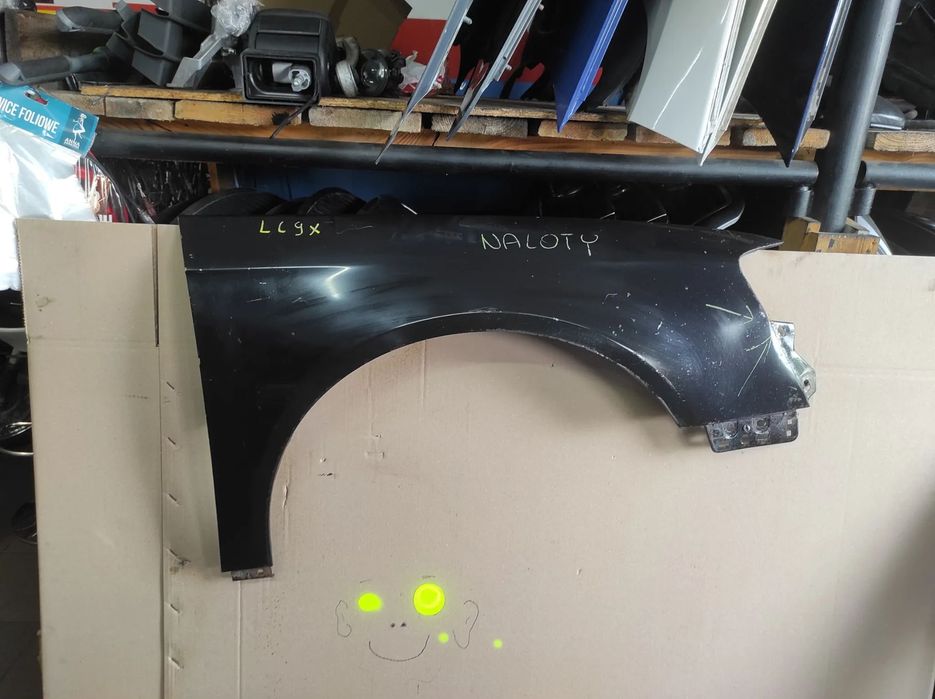 BŁOTNIK PRAWY PRZEDNI VW PASSAT B6 LC9X CZARNY WYSYŁKA !!!!