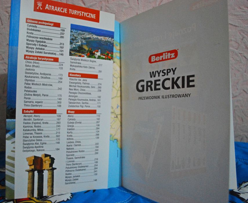 Przewodnik Wyspy Greckie Polski польский язык, книга Греция