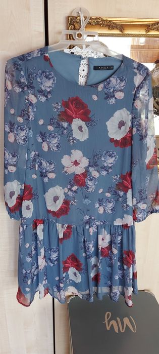 Nowa sukienka mohito xs s kwiaty oversize