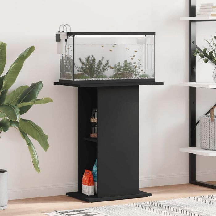 Vidaxl Szafka Pod Akwarium, Czarna, 60,5X36X72,5 Cm