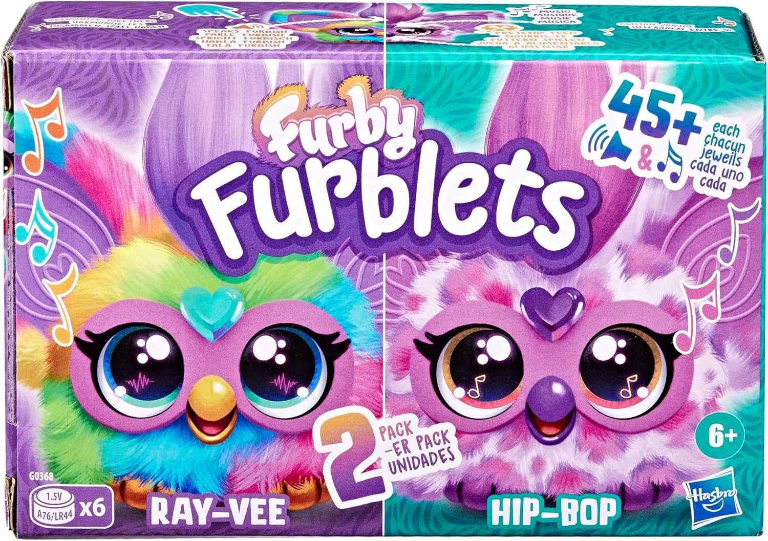 Іграшка Фербі Furby Furblets 2-Pack Mini Friends Ray-Vee and Hip-Bop