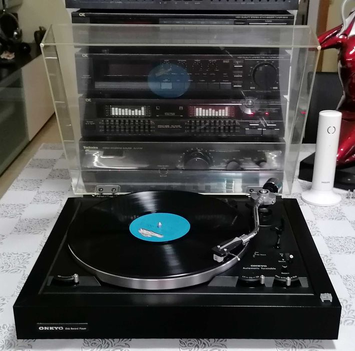 Gira Discos ONKIO CP-100A, Totalmente Automático, Com Agulha Nova