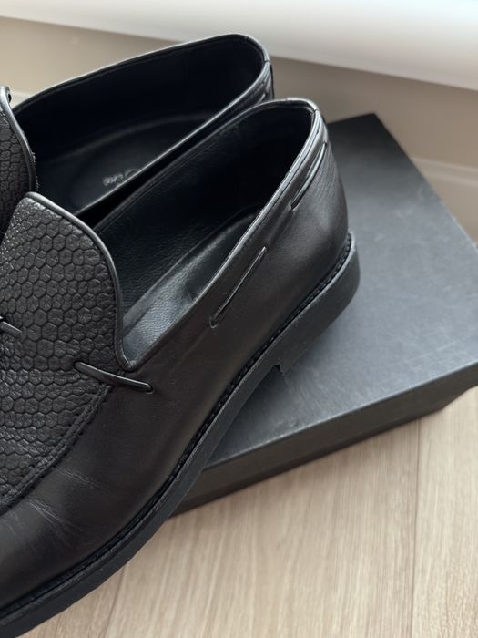 Лофери чоловічі, шкіряні