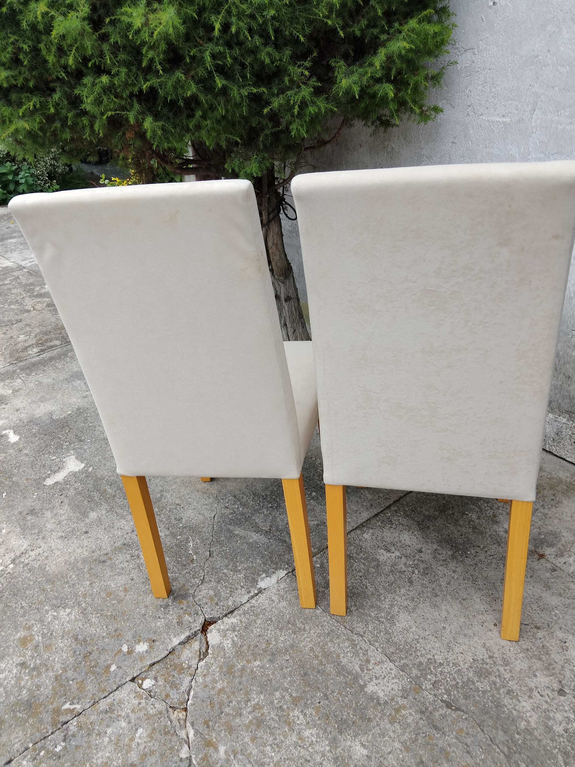krzesła tapicerowane 2 sztuki