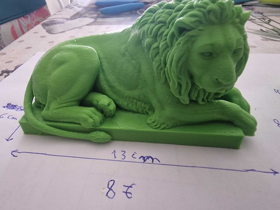 LEÃO  em 3D - SPORTING-feito em PLA