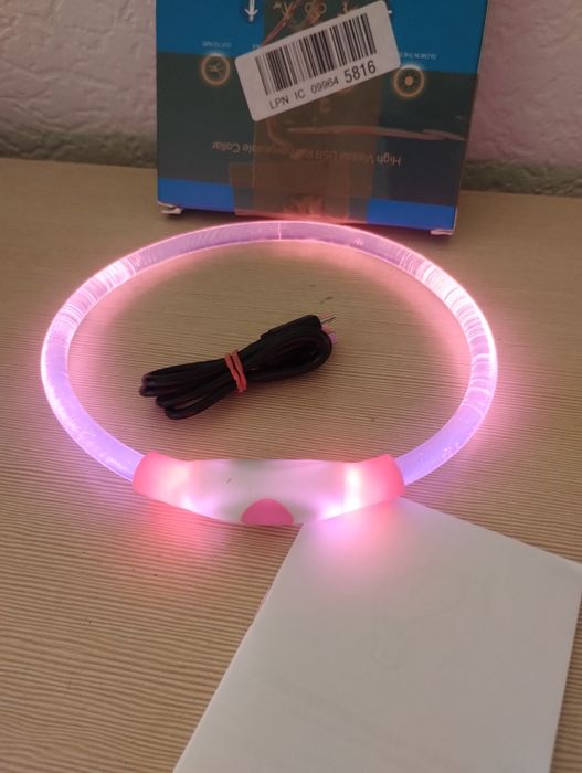 Obroża dla psa LED