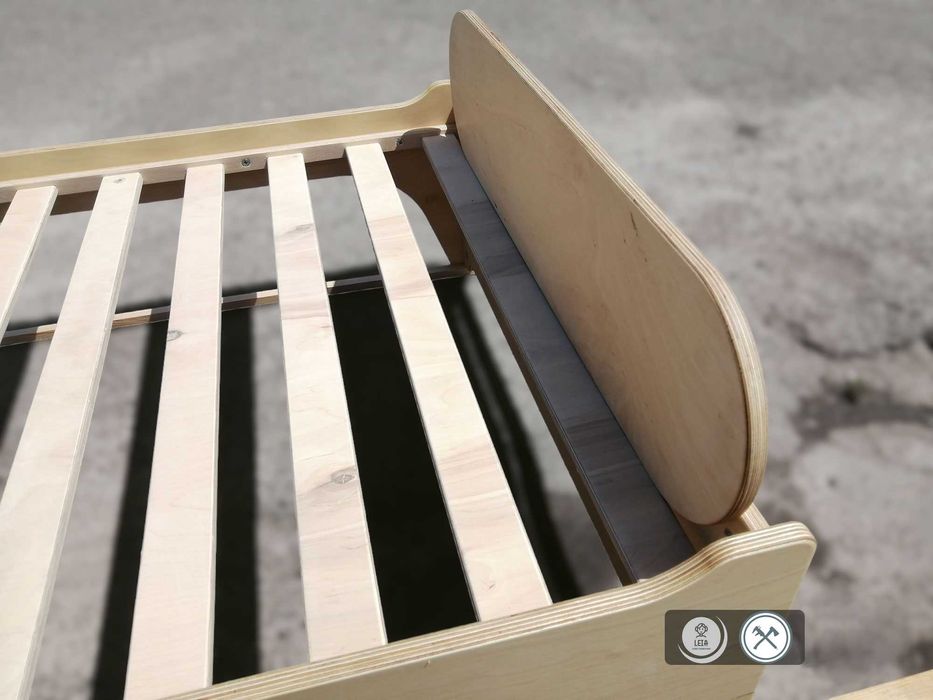 Дитяче ліжко Монтессорі | Напольная детская кровать | Ліжко з бортиком