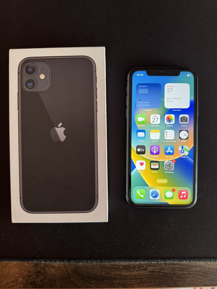 Iphone 11 czarny 64gb