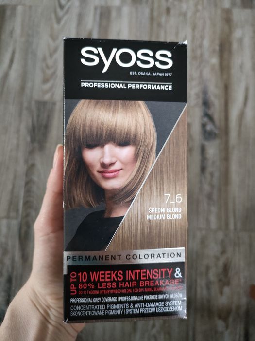 Farba do włosów Syoss - średni blond 7_6