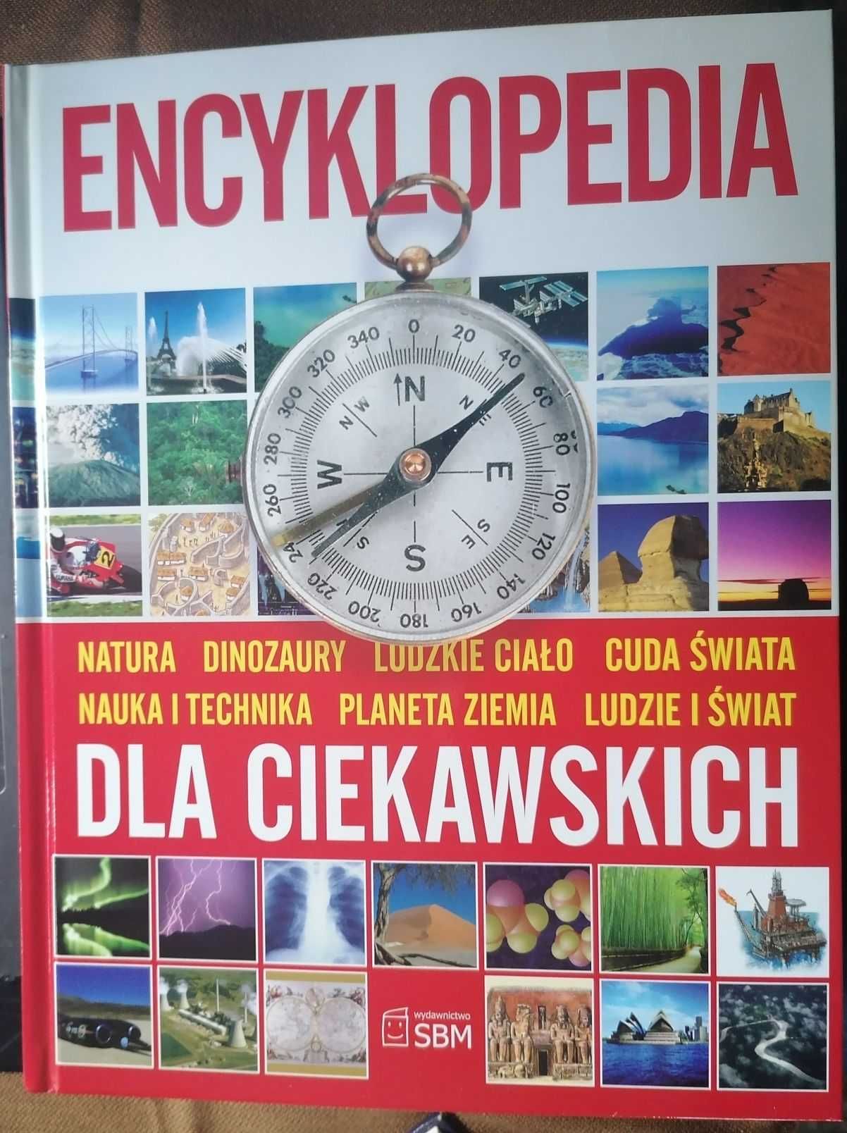 Piękna Encyklopedia dla ciekawskich jak nowa + 2 inne, szybka wysyłka