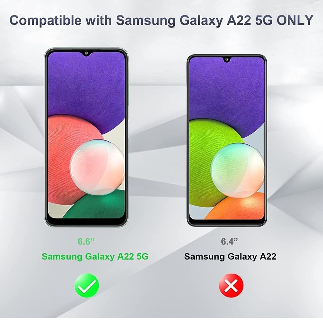 3 Películas de vidro temperado Samsung Galaxy A22 5G - NOVO