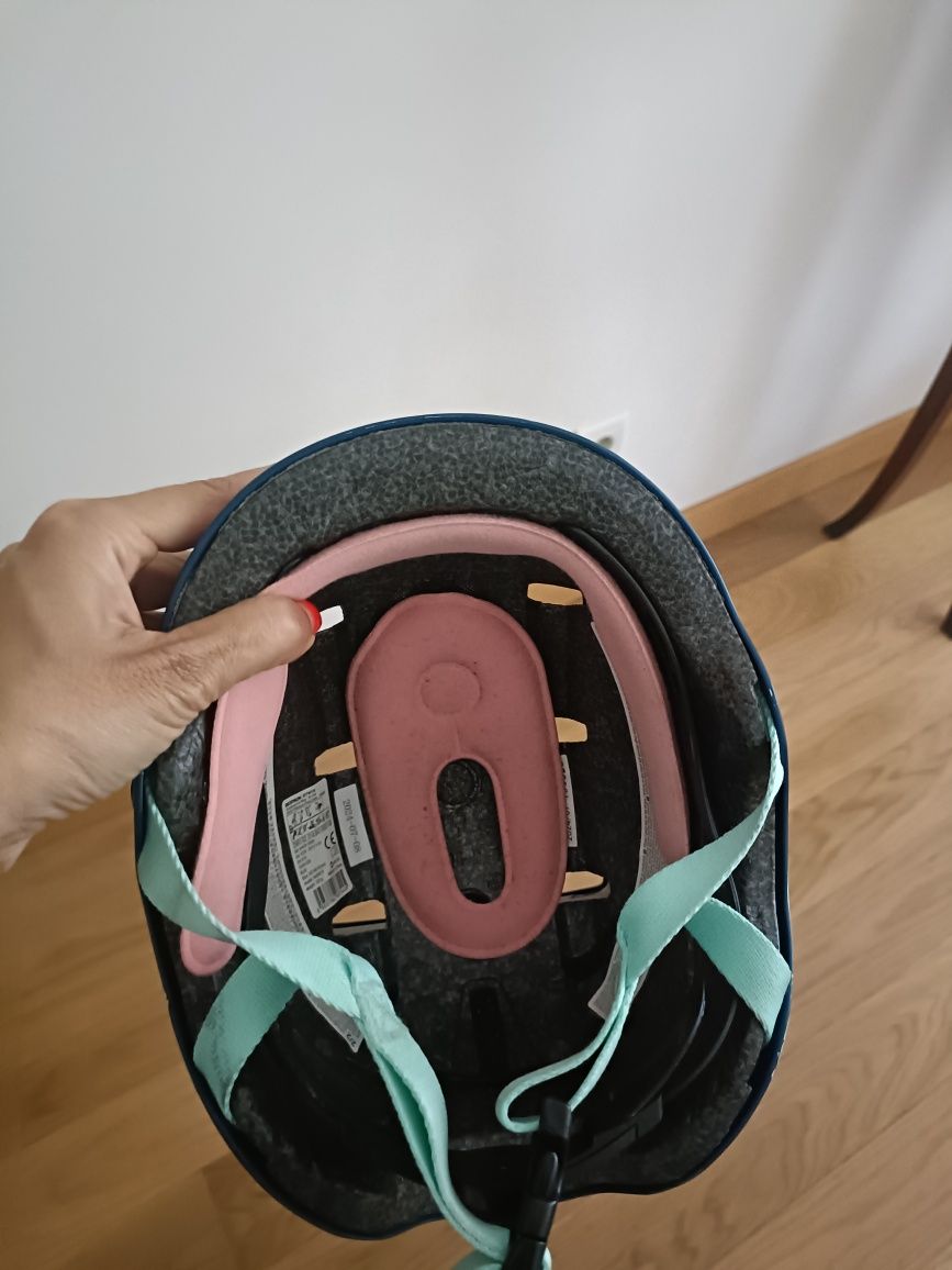 Capacete de ciclismo criança 520 azul