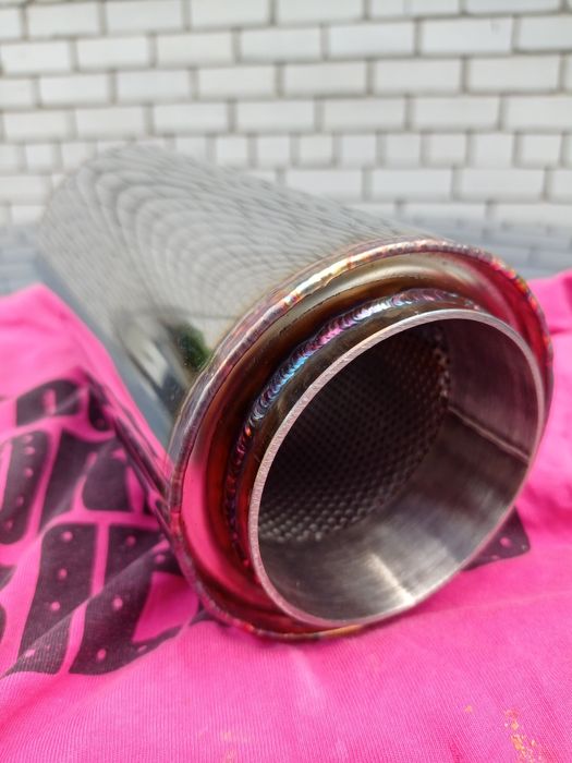 Резонатор нержавейка спортивный прямоточный камерный