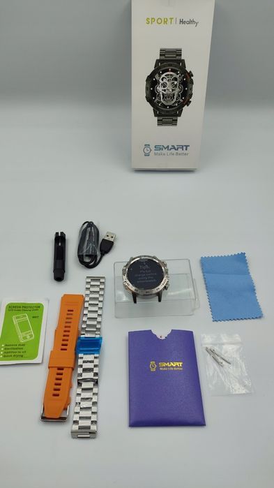 smartwatch męski rozmowy wielofunkcyjny monitorowanie tętna