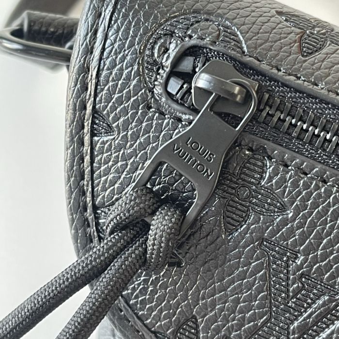 Louis Vuitton сумка мужская унисекс черная monogram оригинал кожаная