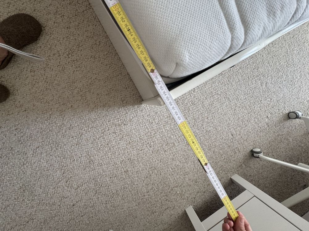 Łóżko Hemnes Ikea białe