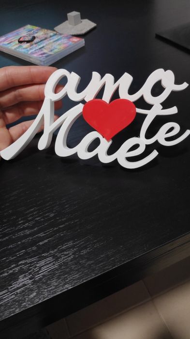 Decoração "Amo-te Mãe"