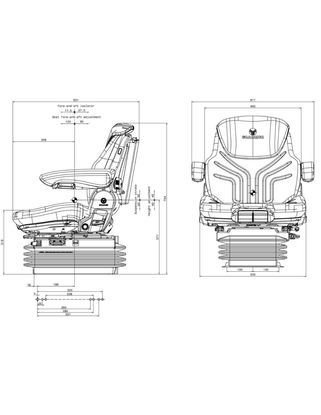 Fotel Grammer MSG95A/731 Maximo Comfort Plus