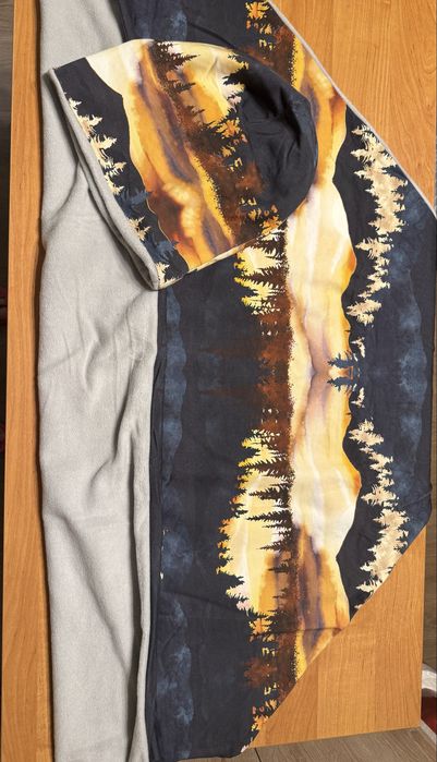 Szal + czapka z polarem