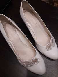 Туфли свадебные белые