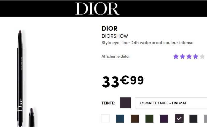 Контурні олівці для очей від Dior