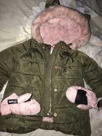 Детская зимняя куртка 1-2 года