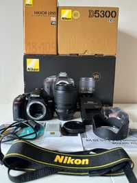 Aparat Nikon D5300 z obiektywem 18 105 mm VR / stan idealny