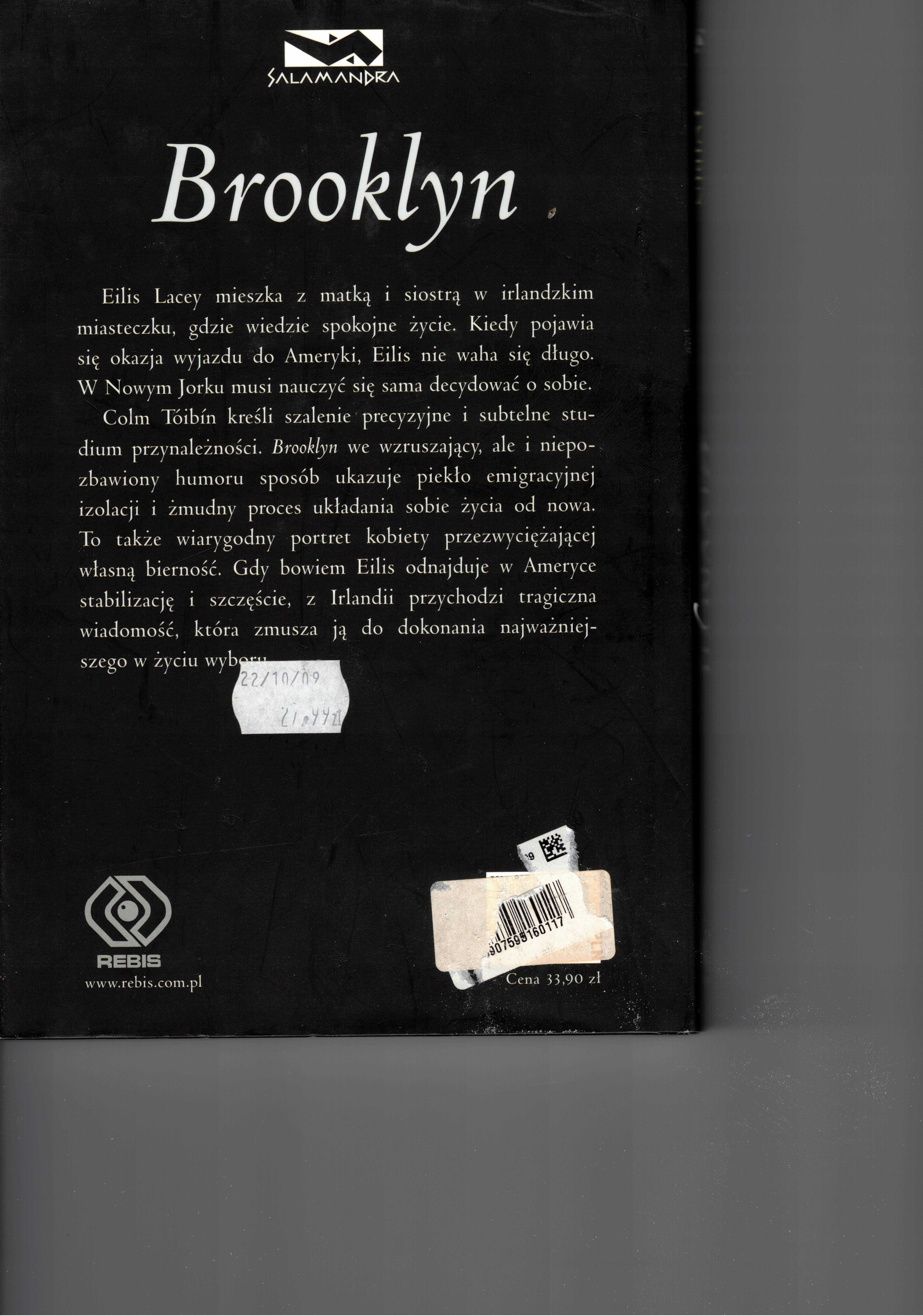 Colm Toibin - Brooklyn NOWA