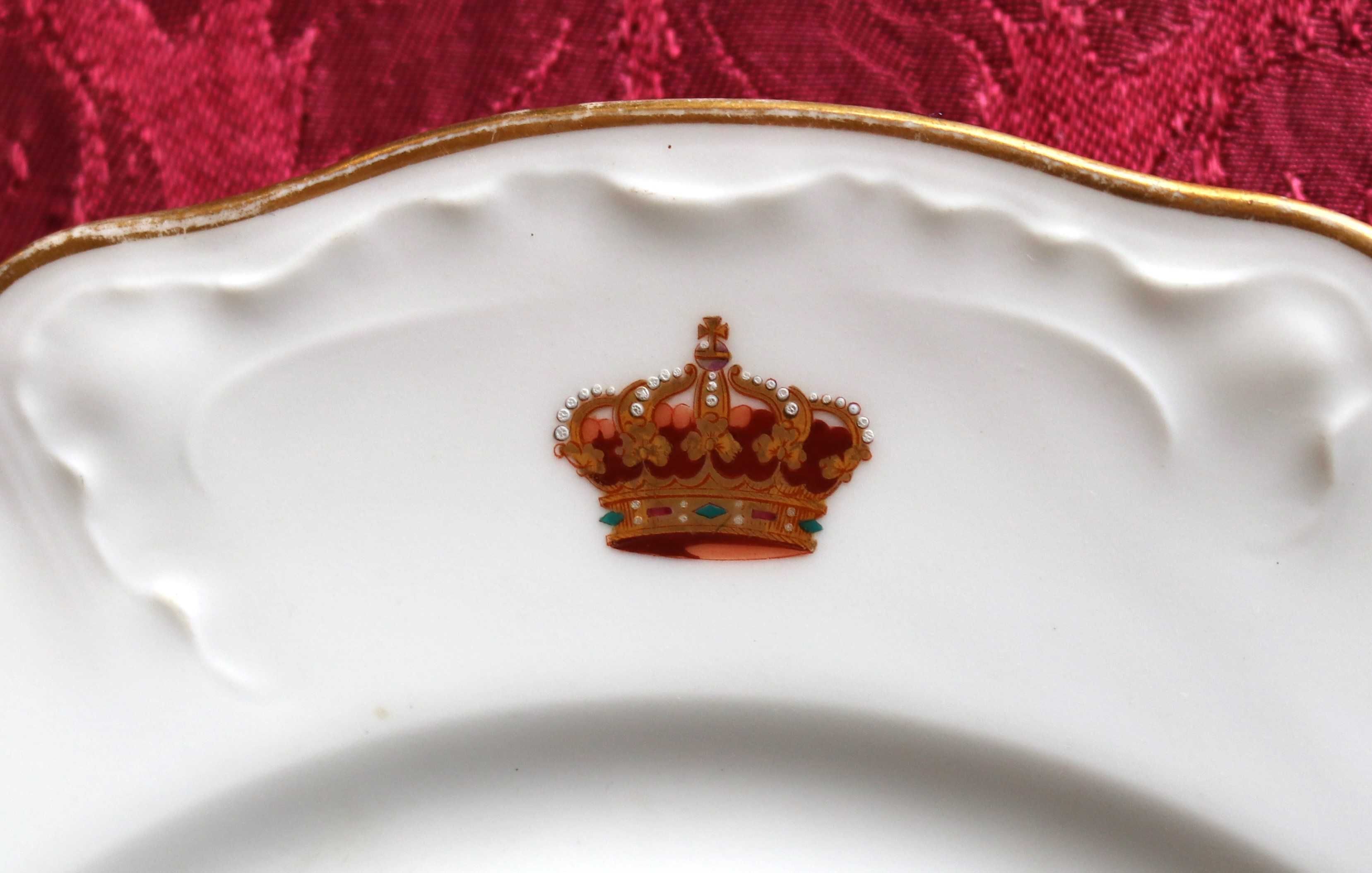Prato serviço de mesa da Casa Real, porcelana de Limoges
