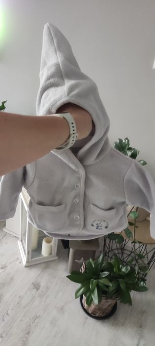 Bluza niemowlęca polarowa, rozmiar 50 (0-1 miesięcy).