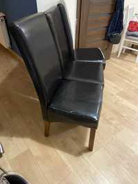 Krzesla 5 sztuk czarne
