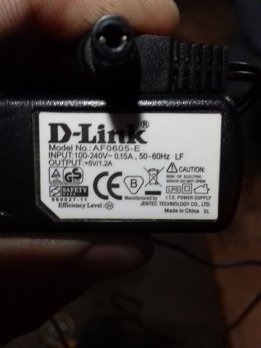 Адаптер блок питания d-link AF0605-E 5V 1.2A