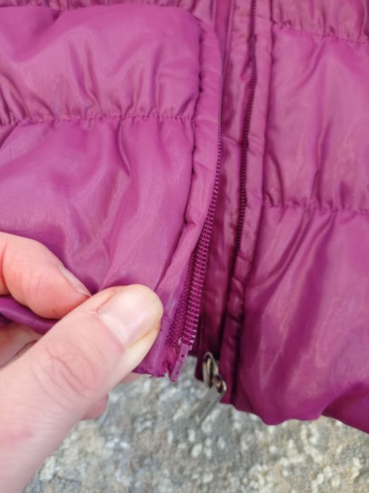 Зимова куртка пуховик для дівчинки