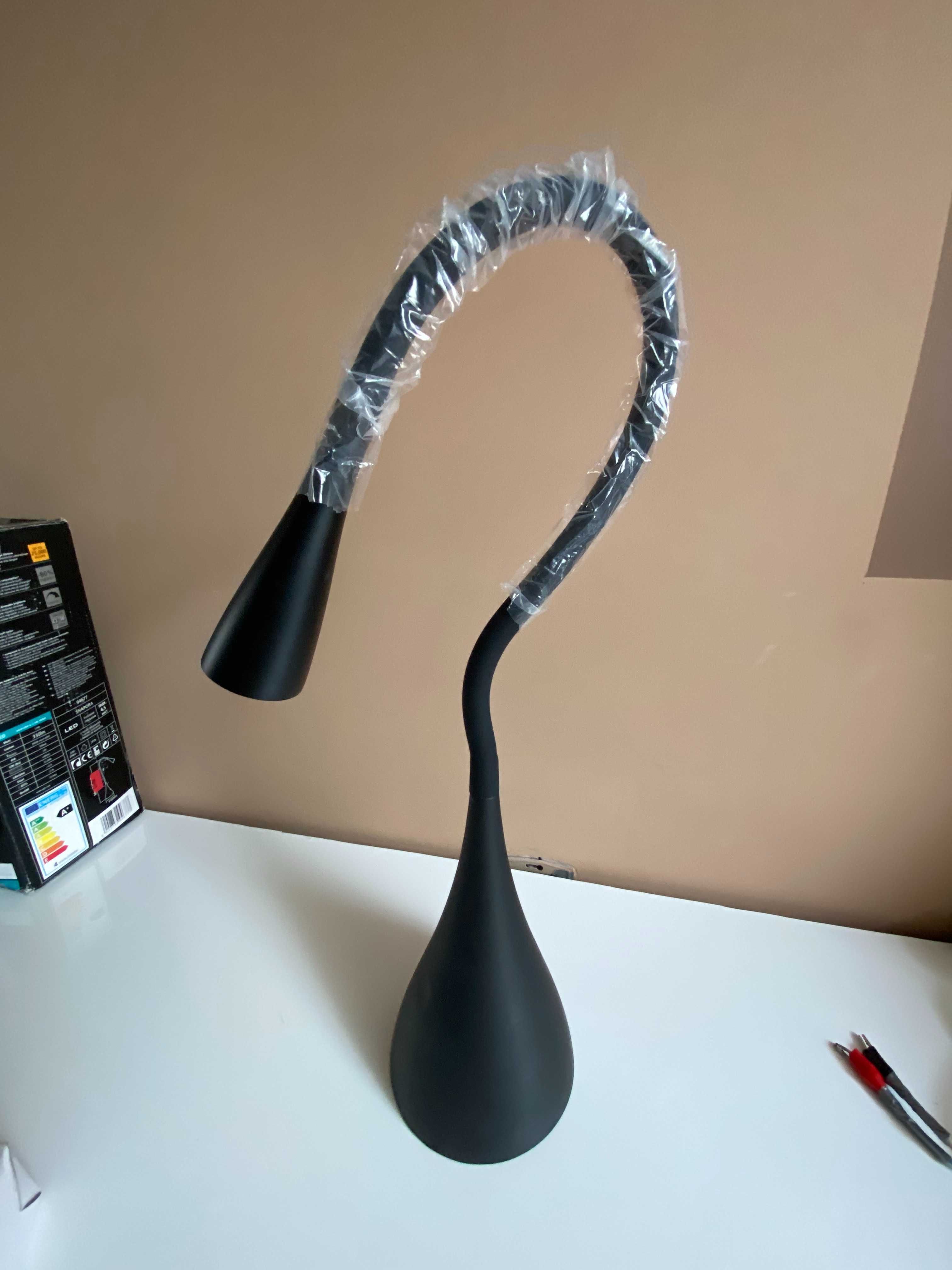 Lampka biurowa kolor czarny dotykowa 3 tryby mocy swiatła