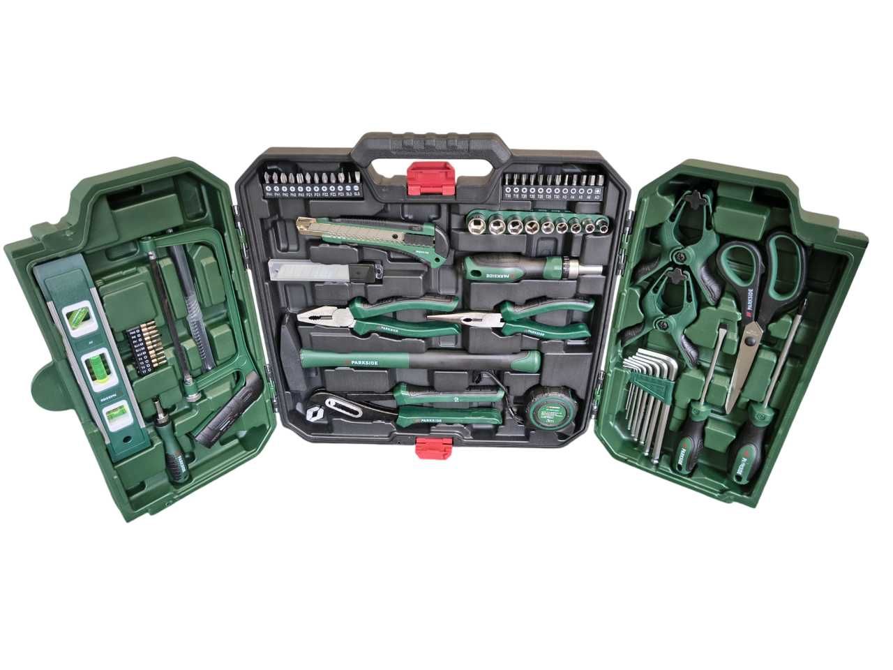 Parkside zestaw narzędziowy skrzynia Tool Kit 80 elementów