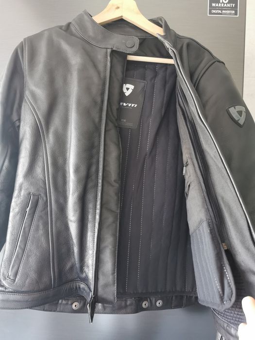 Casaco em pele para senhora da REV'IT, 46